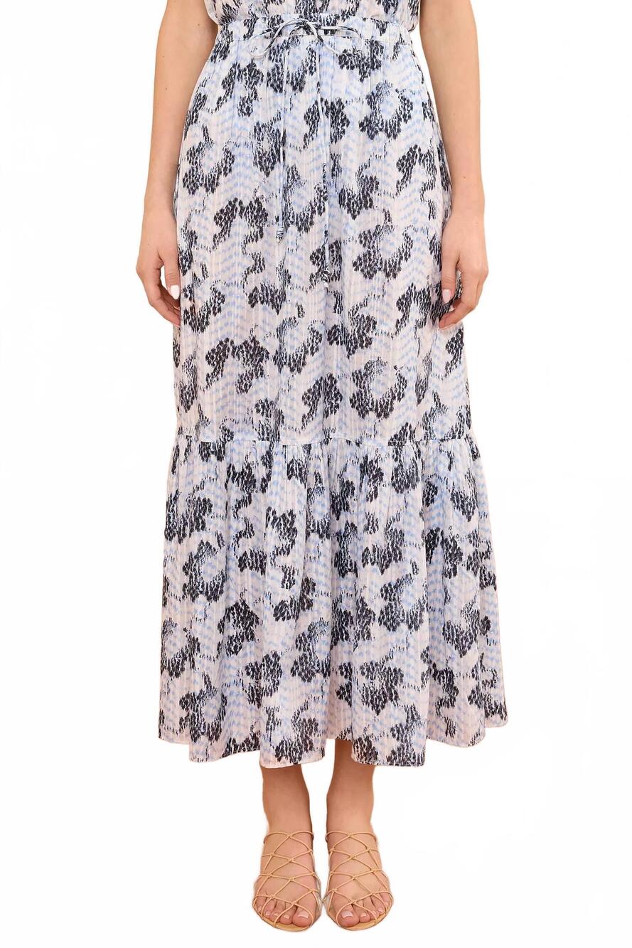 NEW ULLA JOHNSON olina midi skirt in ciel